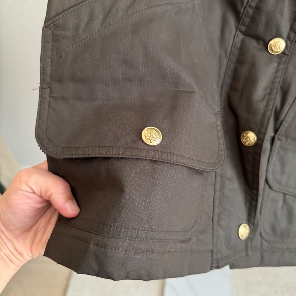 J.Crew Cropped Waxed Barn Jacket Size S - Picture 3 of 6